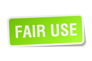 The fair use defense and copyrights.